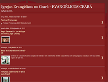 Tablet Screenshot of igrejasevangelicasceara.blogspot.com