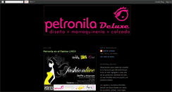 Desktop Screenshot of petroniladeluxe.blogspot.com