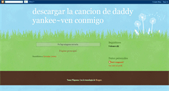 Desktop Screenshot of descargarvenconmigo.blogspot.com