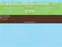 Tablet Screenshot of descargarvenconmigo.blogspot.com