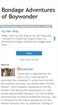 Mobile Screenshot of boywonderinbondageperil.blogspot.com
