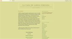 Desktop Screenshot of lacasadelargajornada.blogspot.com