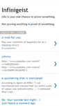 Mobile Screenshot of infinigeist.blogspot.com