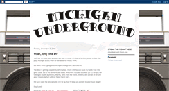 Desktop Screenshot of michiganunderground.blogspot.com