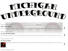 Tablet Screenshot of michiganunderground.blogspot.com