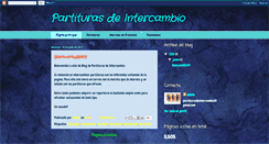 Desktop Screenshot of partiturasdeintercambio.blogspot.com