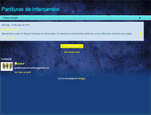 Tablet Screenshot of partiturasdeintercambio.blogspot.com