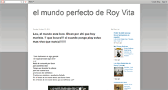 Desktop Screenshot of elmundoperfectoderoyvita.blogspot.com