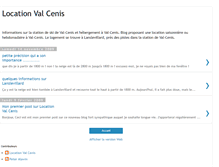 Tablet Screenshot of location-val-cenis.blogspot.com