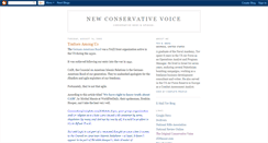 Desktop Screenshot of conservativevoice.blogspot.com