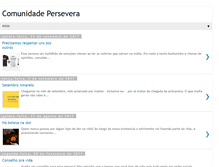 Tablet Screenshot of comunidadepersevera.blogspot.com
