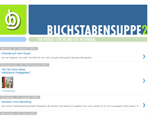 Tablet Screenshot of buchstabensuppe2.blogspot.com