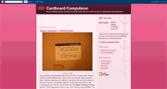 Desktop Screenshot of cardboardcompulsion.blogspot.com