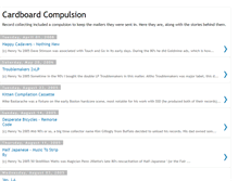 Tablet Screenshot of cardboardcompulsion.blogspot.com
