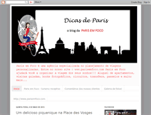 Tablet Screenshot of dicasparisemfoco.blogspot.com