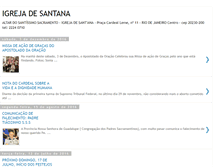 Tablet Screenshot of igrejadesantana.blogspot.com