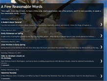 Tablet Screenshot of afewreasonablewords.blogspot.com