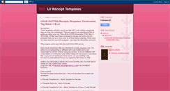 Desktop Screenshot of lvreceipttemplates.blogspot.com