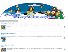 Tablet Screenshot of djwazzerclubpenguin.blogspot.com