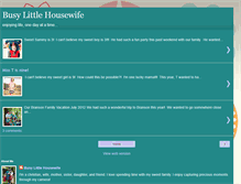 Tablet Screenshot of busylittlehousewife.blogspot.com