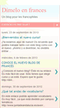 Mobile Screenshot of dimeloenfrances.blogspot.com