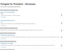 Tablet Screenshot of feingoldforpresident.blogspot.com