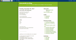 Desktop Screenshot of ananawords.blogspot.com