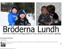 Tablet Screenshot of brodernalundh.blogspot.com