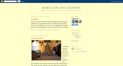 Desktop Screenshot of mikeandjoyjackson.blogspot.com