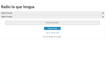 Tablet Screenshot of laquelengua.blogspot.com