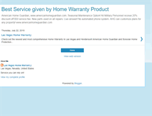 Tablet Screenshot of nevadahomewarranty.blogspot.com