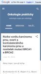 Mobile Screenshot of onkologieprakticky.blogspot.com