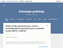Tablet Screenshot of onkologieprakticky.blogspot.com