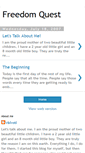 Mobile Screenshot of myfreedomquest.blogspot.com