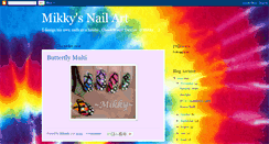 Desktop Screenshot of mikkysnails.blogspot.com