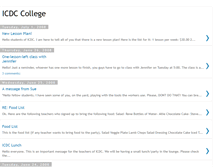 Tablet Screenshot of icdccollege.blogspot.com