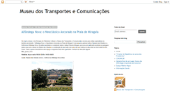 Desktop Screenshot of museutransportescomunicacoes.blogspot.com