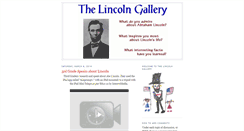 Desktop Screenshot of abelincolntimeline.blogspot.com