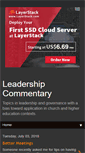 Mobile Screenshot of leadershipcommentary.blogspot.com