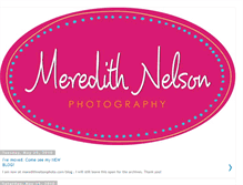 Tablet Screenshot of meredithnelsonphotography.blogspot.com