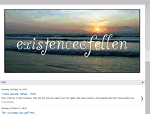 Tablet Screenshot of existenceofellen.blogspot.com