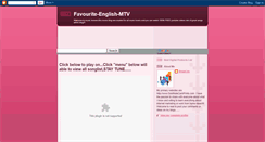 Desktop Screenshot of favourite-english-mtv.blogspot.com