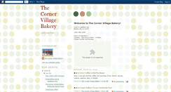 Desktop Screenshot of cornervillagebakery.blogspot.com