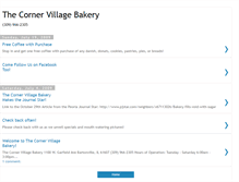 Tablet Screenshot of cornervillagebakery.blogspot.com