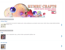 Tablet Screenshot of kumrucrafts.blogspot.com