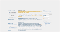 Desktop Screenshot of clinicaltrialpartnerships.blogspot.com