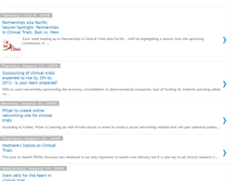 Tablet Screenshot of clinicaltrialpartnerships.blogspot.com