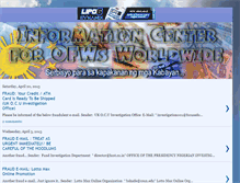 Tablet Screenshot of ofwinfocenter.blogspot.com