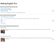 Tablet Screenshot of makingenglishfun.blogspot.com