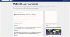 Desktop Screenshot of matematicasfinancieraseu.blogspot.com